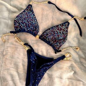 Competition Bikini Deep Blue